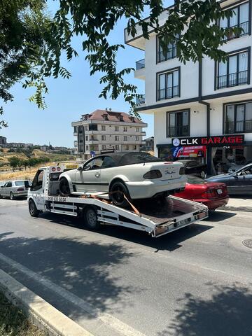 Mercedes CLK oto çekici hizmeti Beylikdüzü — Rio Oto Kurtarma